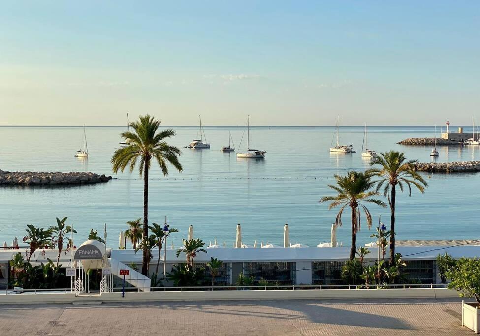 Le Garavan-Vue Mer-Plage-Clim-Terrasse Menton Exterior foto