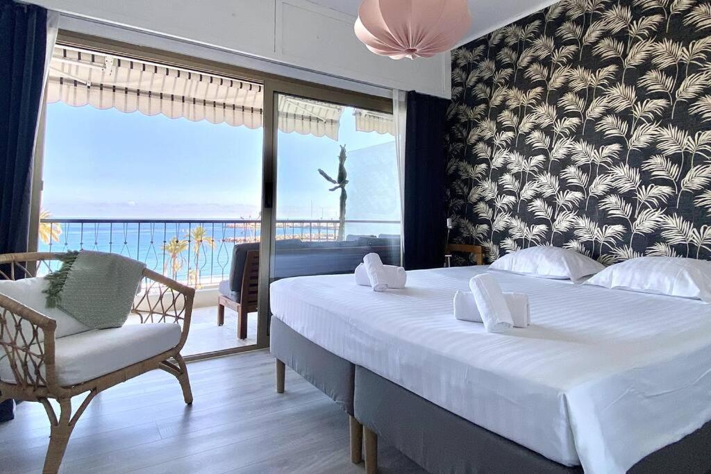 Le Garavan-Vue Mer-Plage-Clim-Terrasse Menton Exterior foto